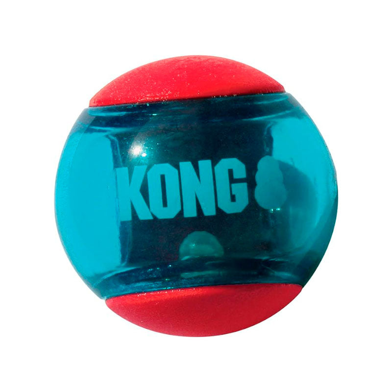 Kong Squeezz Pelota Acción Roja/Azul - 3 pelotas Talla M