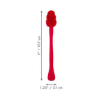Kong Brush Cepillo de Limpieza color rojo con cerdas flexibles de silicona y mango ergonómico para juguetes KONG.