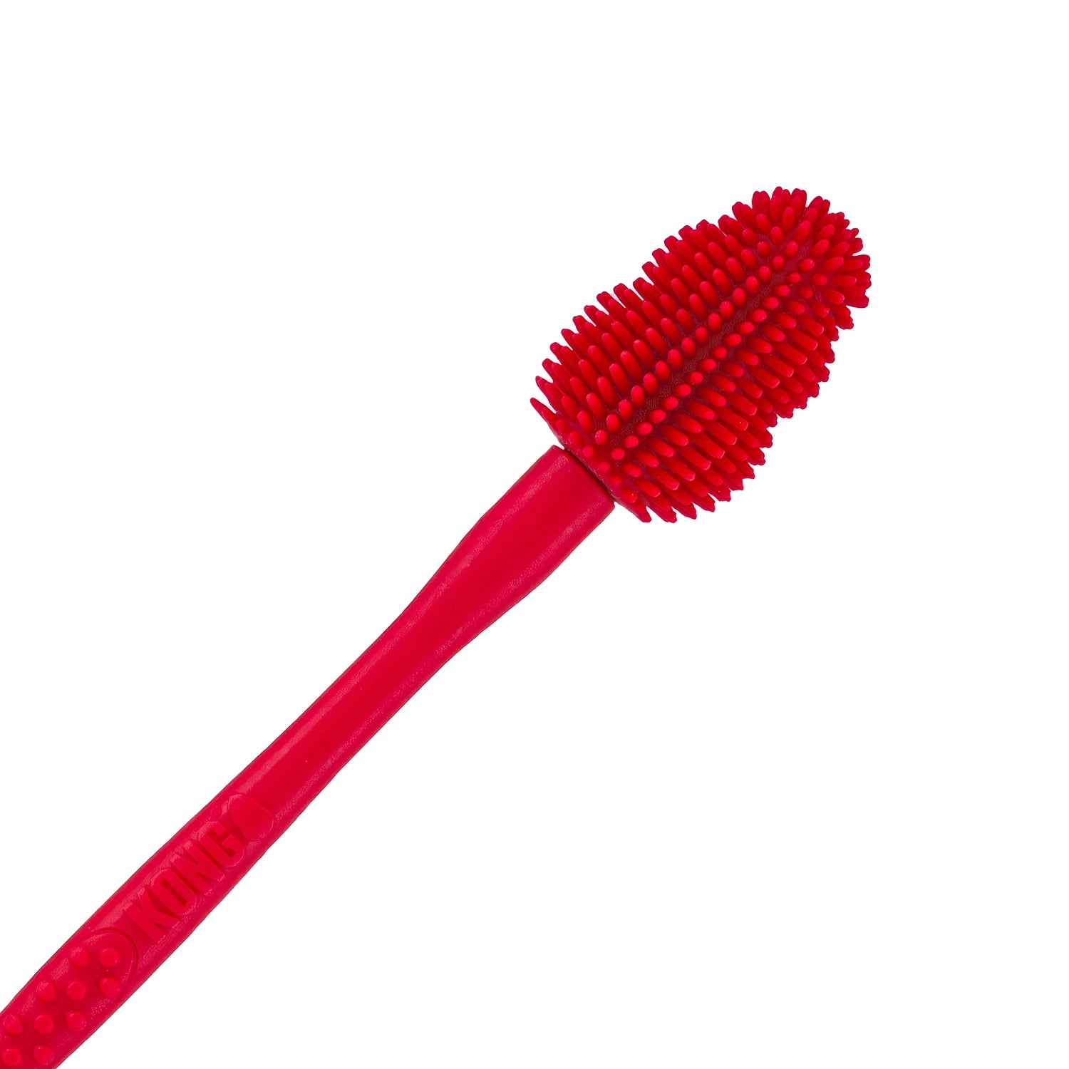 Kong Brush Cepillo de Limpieza color rojo con cerdas flexibles de silicona y mango ergonómico para juguetes KONG.