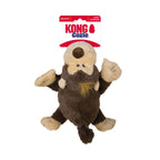 Peluche Cozie Kong Funky Monkey con diseño de mono en tonos café y beige, textura suave y cuerpo acolchado para perros.