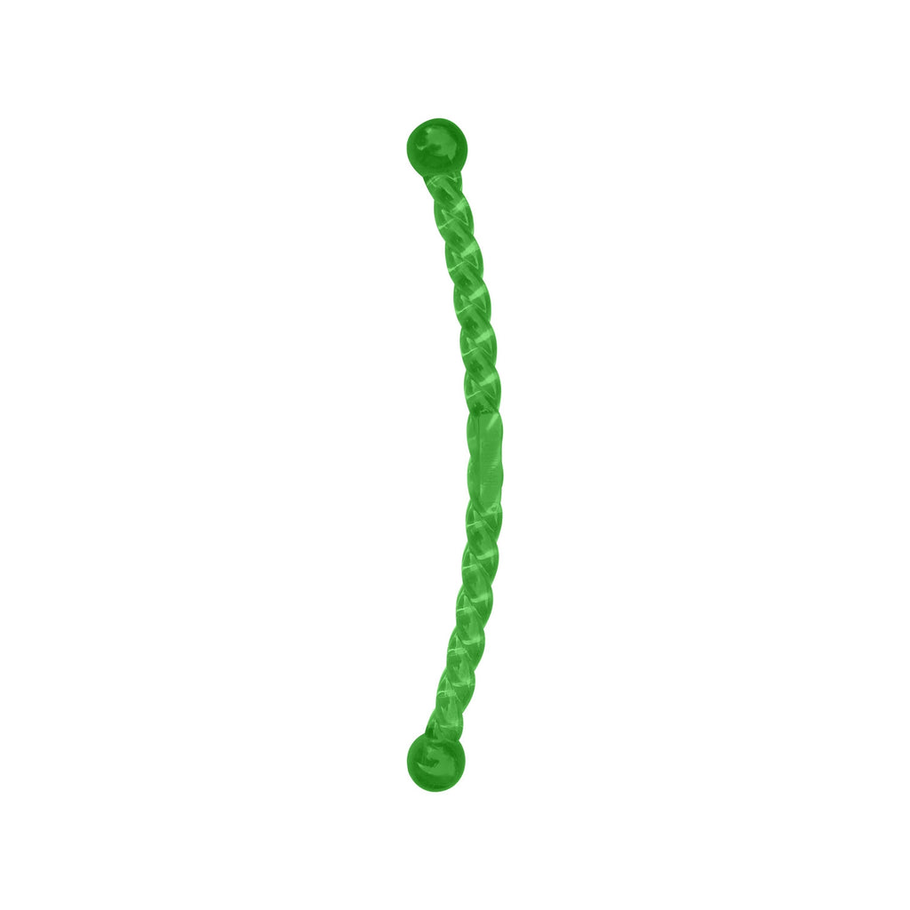 KONG Safestix Juguete color verde, palo flexible y resistente para perros, ideal para lanzar, buscar y juegos al aire libre.