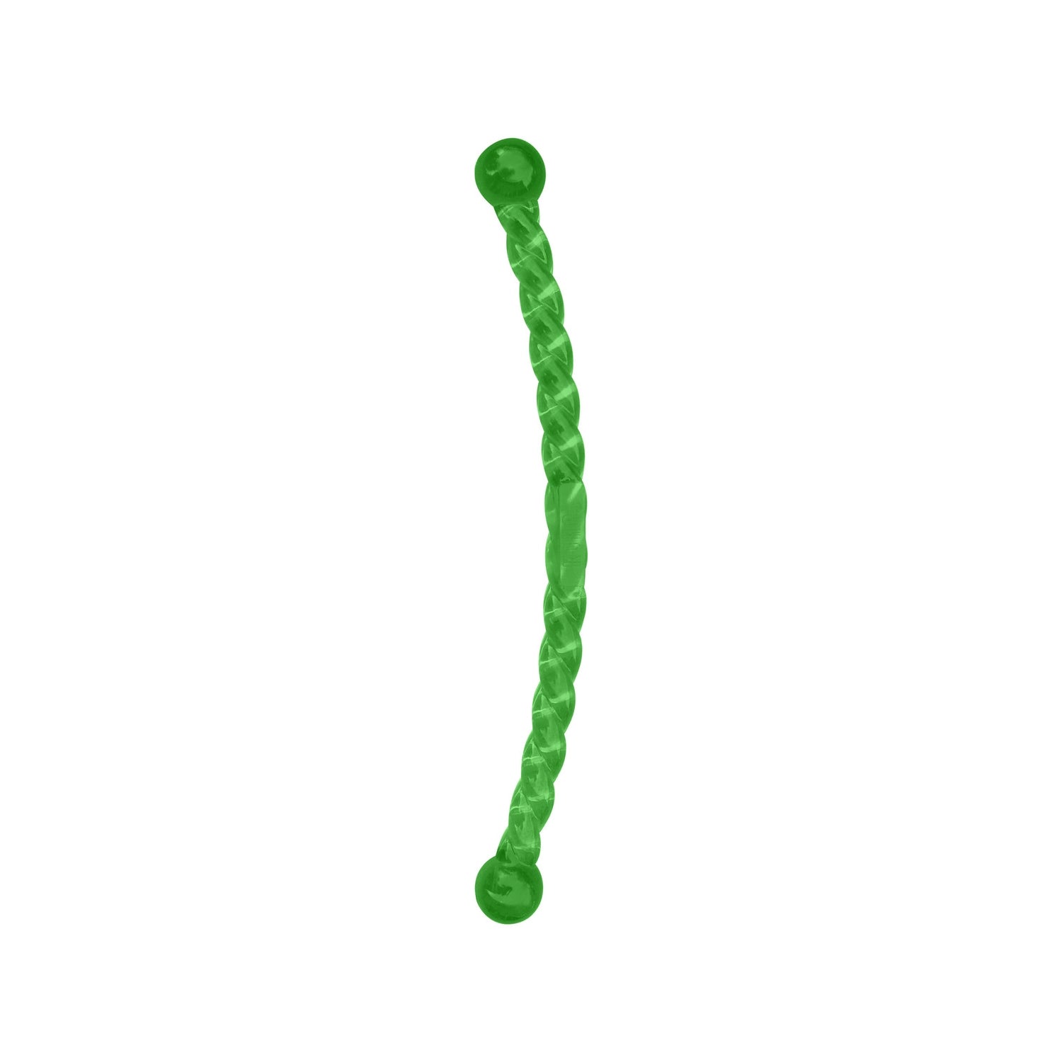 KONG Safestix Juguete color verde, palo flexible y resistente para perros, ideal para lanzar, buscar y juegos al aire libre.