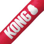 Kong Signature Juguete Stick con Cuerda de tela roja resistente, con asa de cuerda trenzada para lanzar y tirar.
