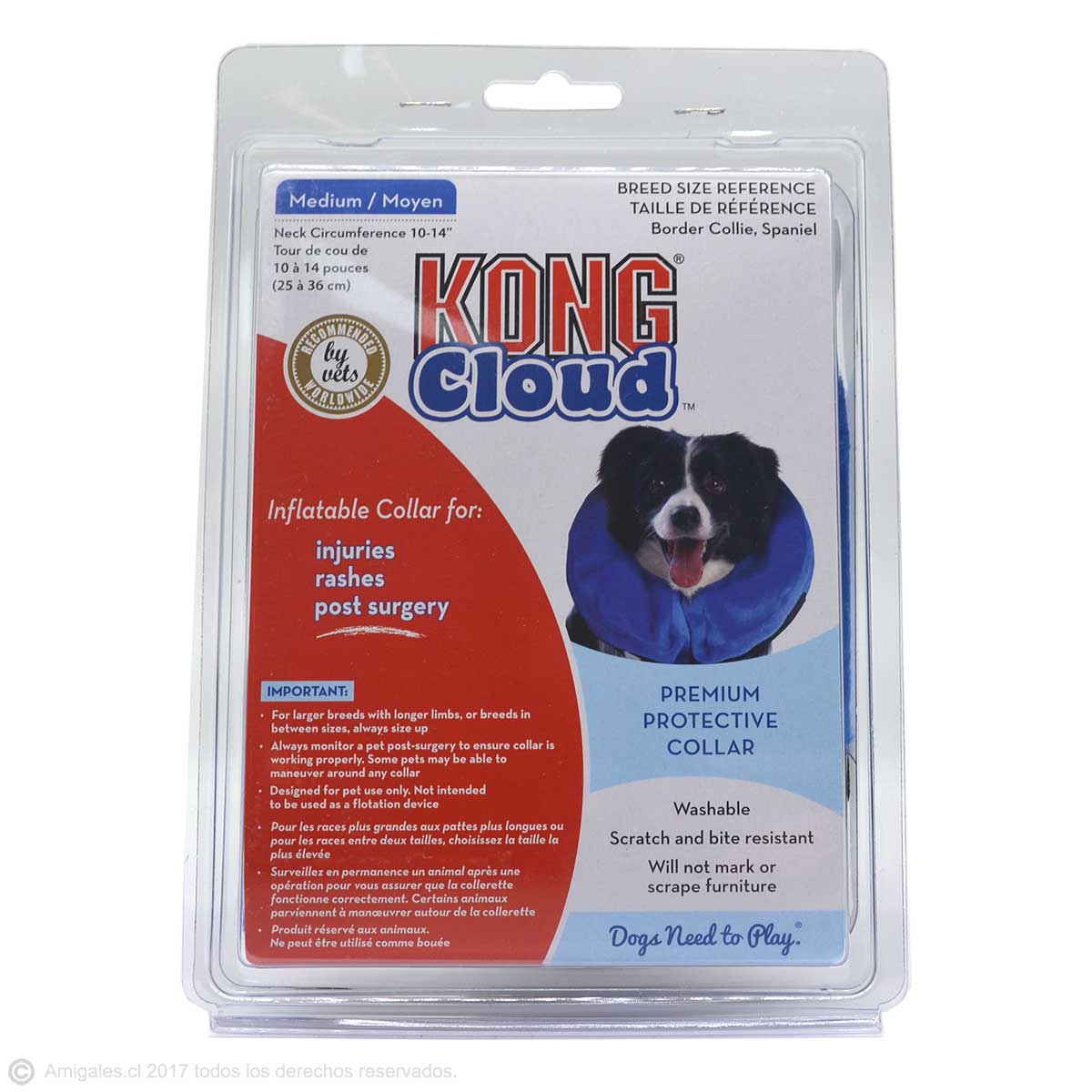Collar Isabelino Inflable Kong Cloud 