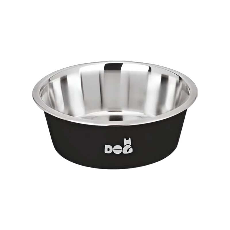Kumar Plato Negro para Perros - 1600 ml