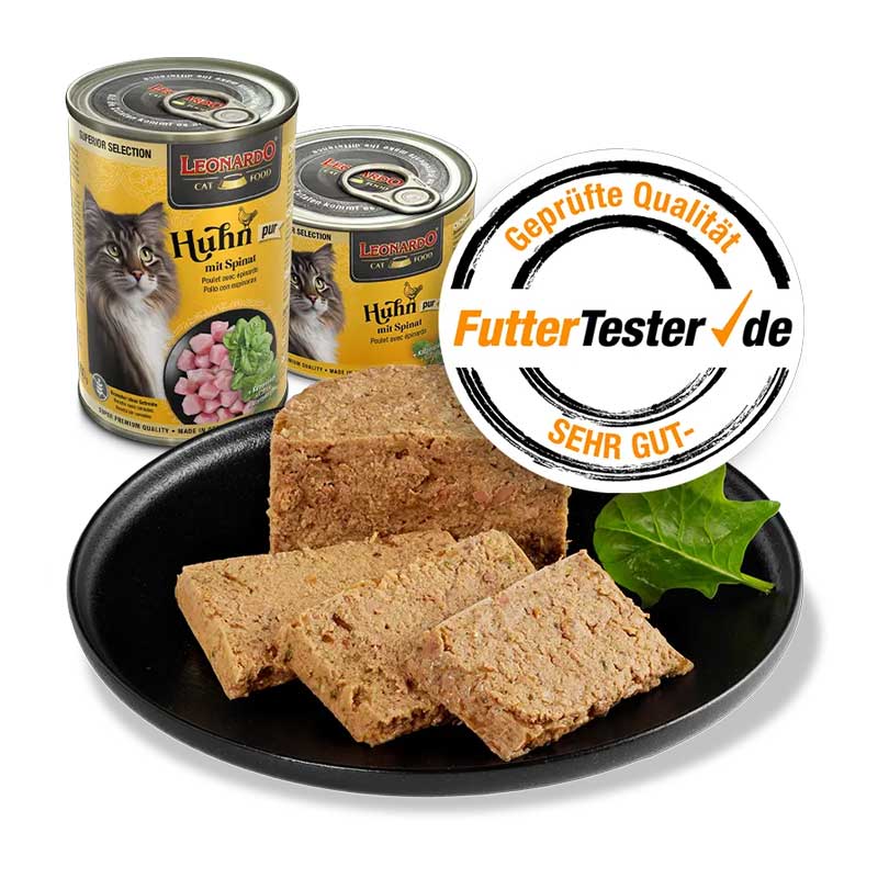 Leonardo Lata Superior Selection Pollo con Espinaca 400 g