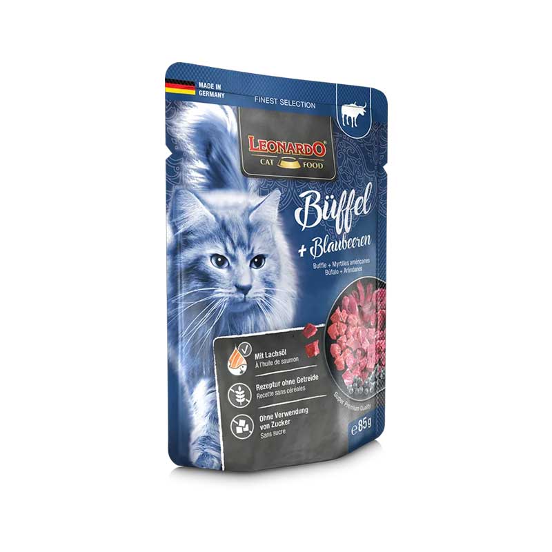 Leonardo Pouch Búfalo y Arándano 85g