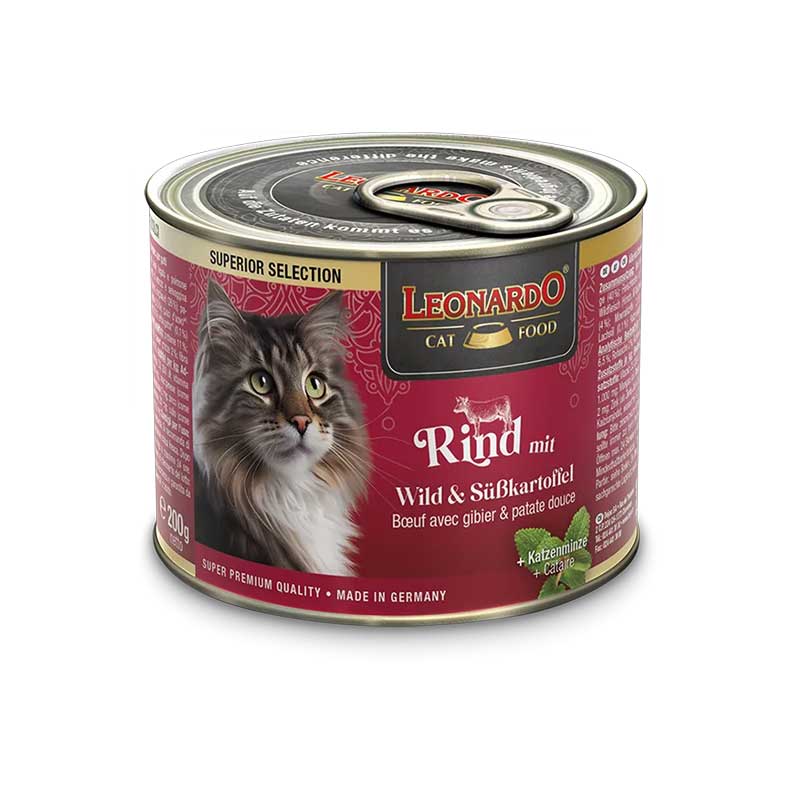 Leonardo Lata Superior Selection Ternera con Venado y Boniato 400 g