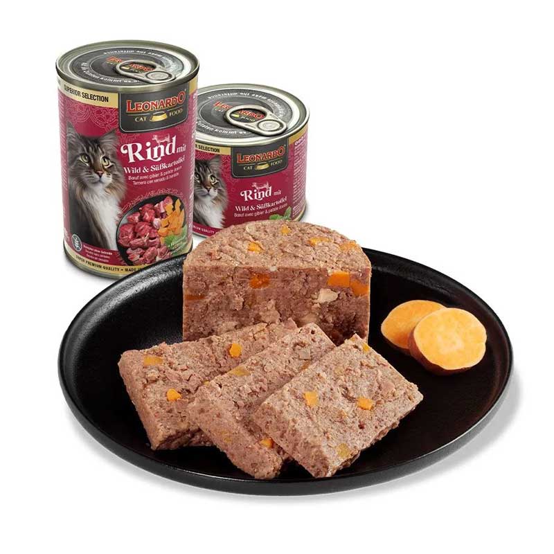 Leonardo Lata Superior Selection Ternera con Venado y Boniato 400 g