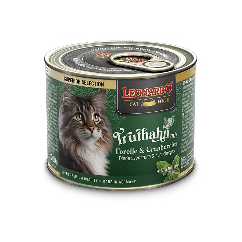 Leonardo Lata Superior Selection Pavo con Trucha y Arándanos 400 g