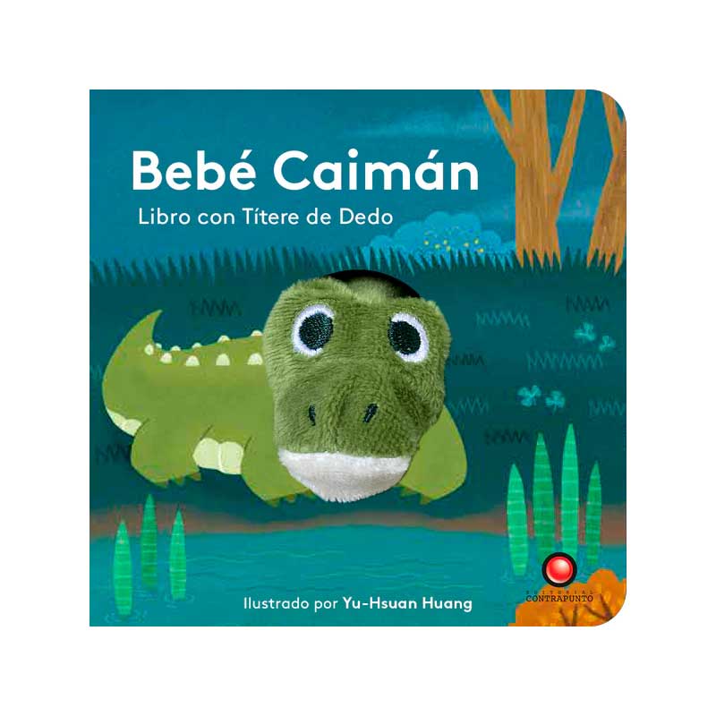 Libro Con Títere De Dedo Bebé Caimán