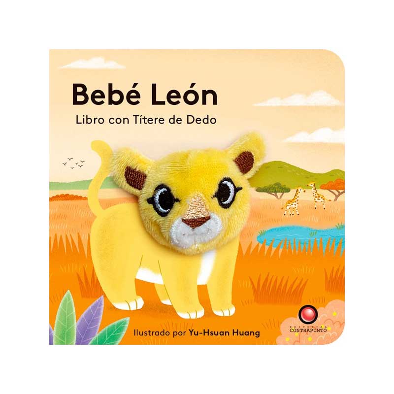 Libro Con Títere De Dedo Bebé León