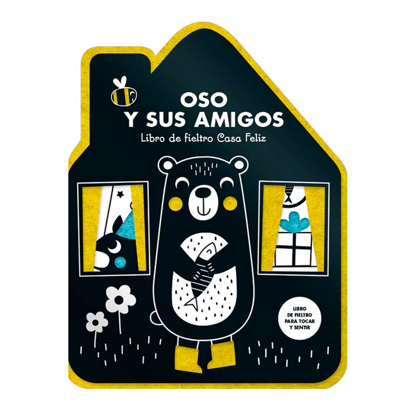 Libro De Fieltro Casa Feliz Oso Y Sus Amigos