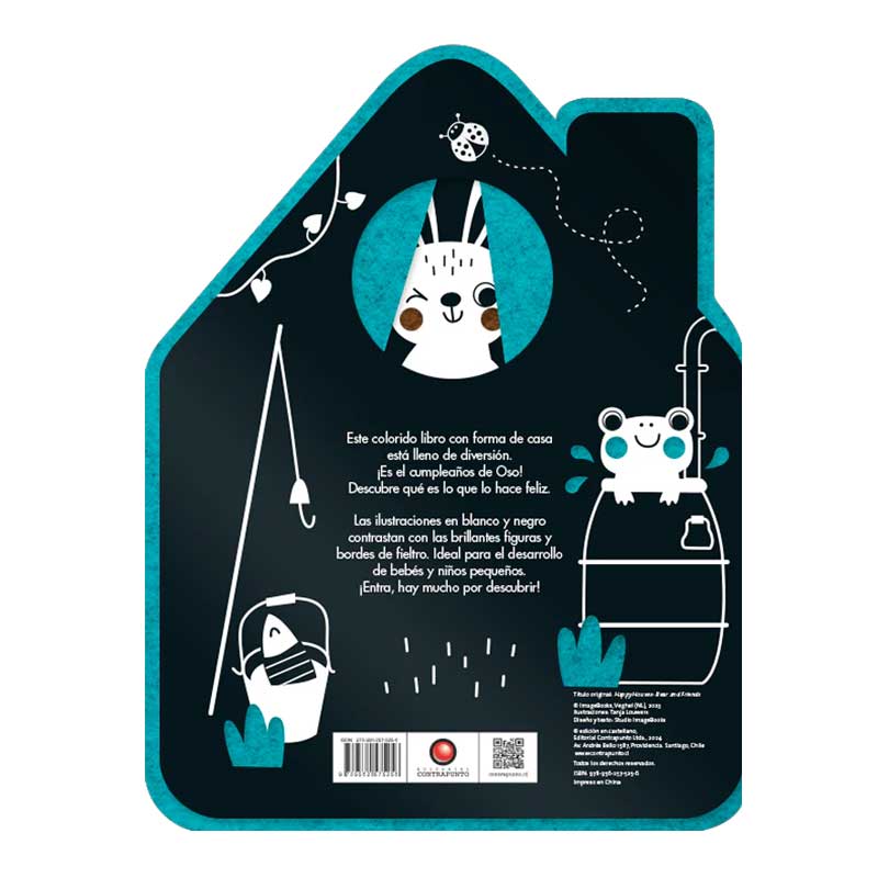 Libro De Fieltro Casa Feliz Oso Y Sus Amigos