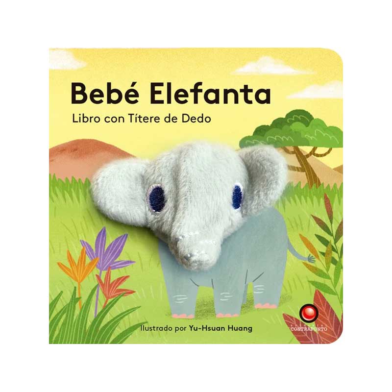 Libro Con Títere De Dedo Bebé Elefanta