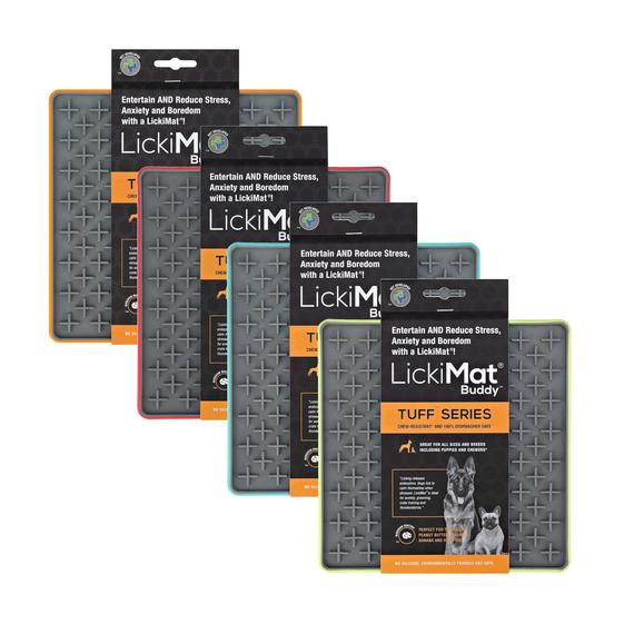 LickiMat Buddy TUFF para Perros - Rojo