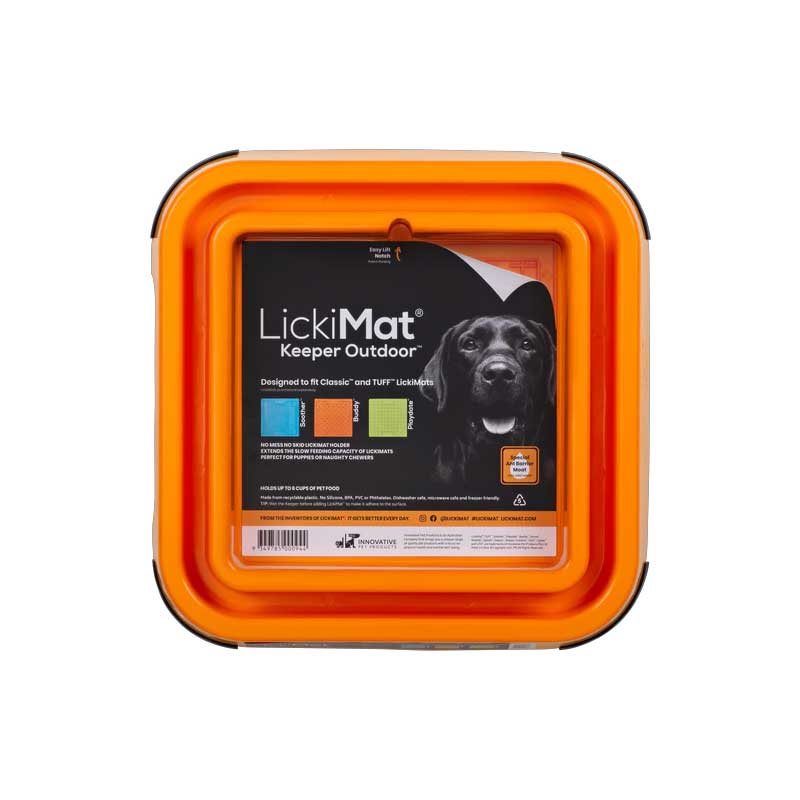 LickiMat Outdoor Keeper Naranjo