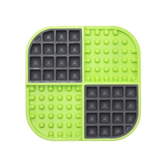 LickiMat Slomo para Perros - Naranjo / Verde