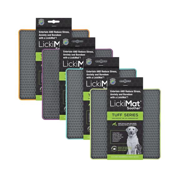 LickiMat Soother TUFF para Perros - Naranjo