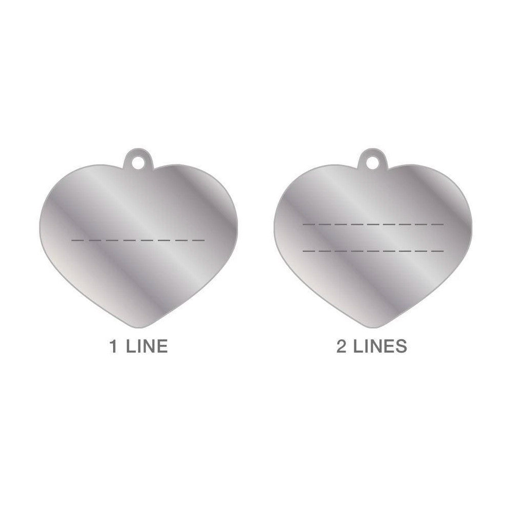 Placa Basic Corazón Aluminio "My Family" Grande Negra