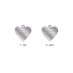 Placa Basic Corazón Aluminio "My Family" Pequeña Rosada