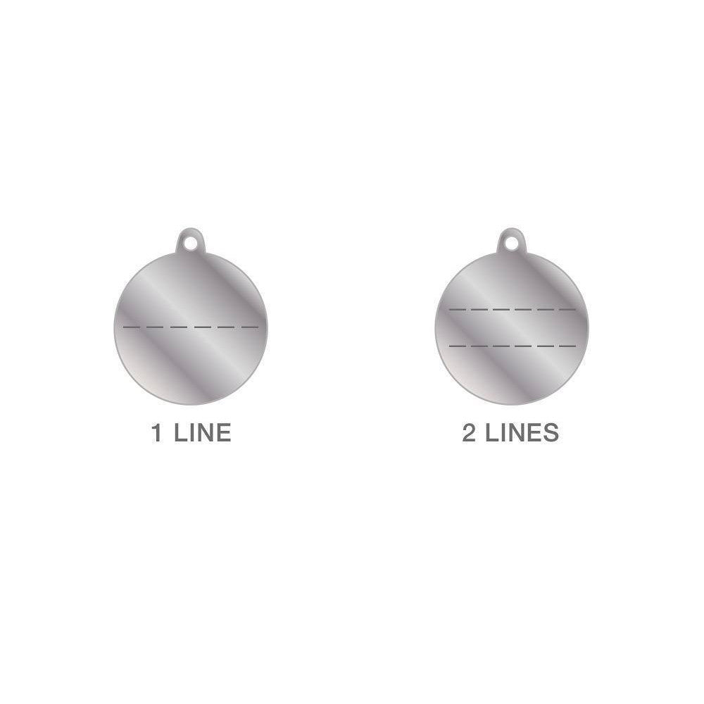 Placa Basic Círculo Aluminio "My Family" Grande Negra