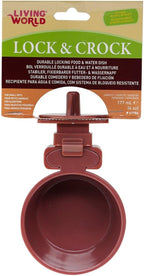 Comedero y Bebedero de Fijación "Lock & Crock"