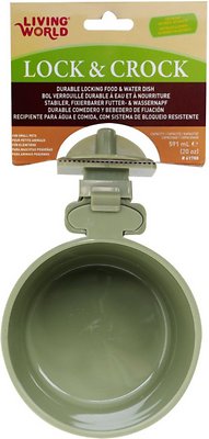 Comedero y Bebedero de Fijación "Lock & Crock"