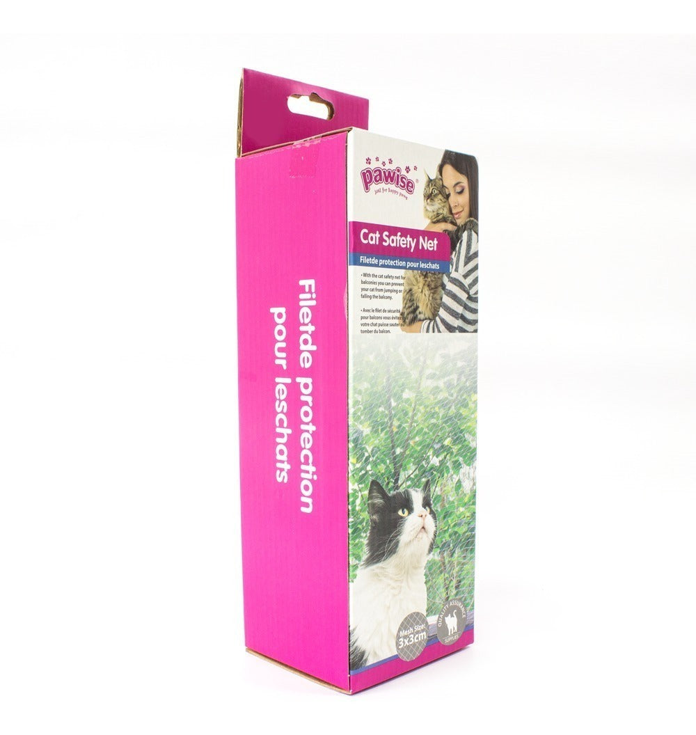 Malla de Seguridad Pawise para Gatos - M: 4 x 3 metros