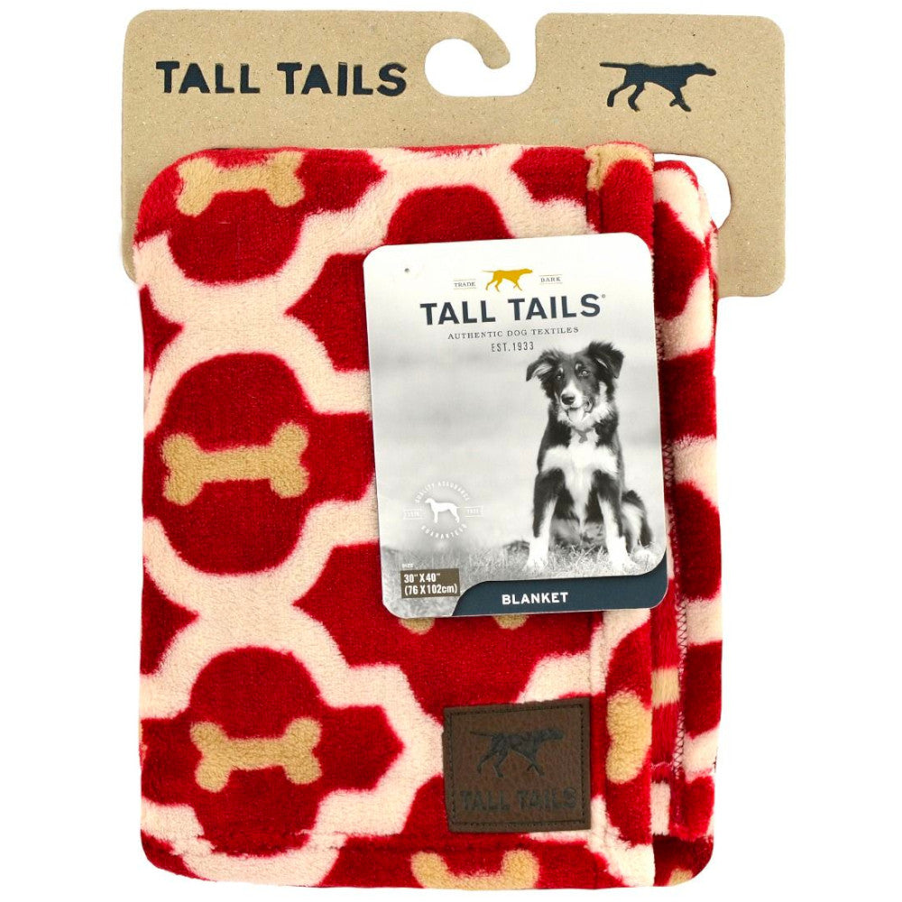 Manta para Mascotas "Red Bone" Tall Tails 