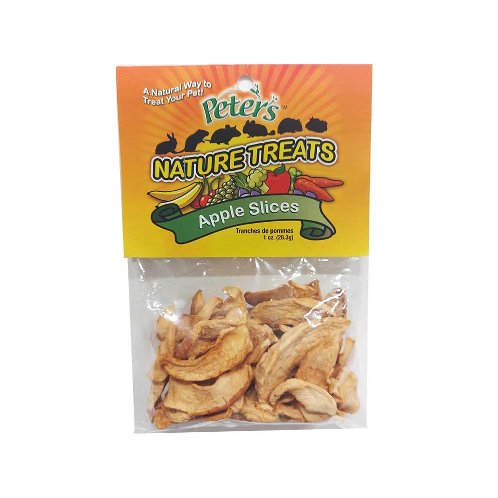 Snacks Rebanadas de manzana para Pequeños Animales 