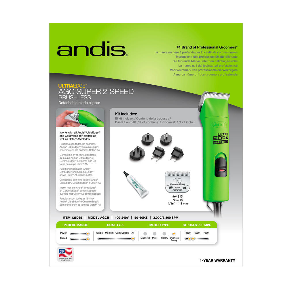 Máquina Profesional UltraEdge AGC Super 2-Speed Brushless