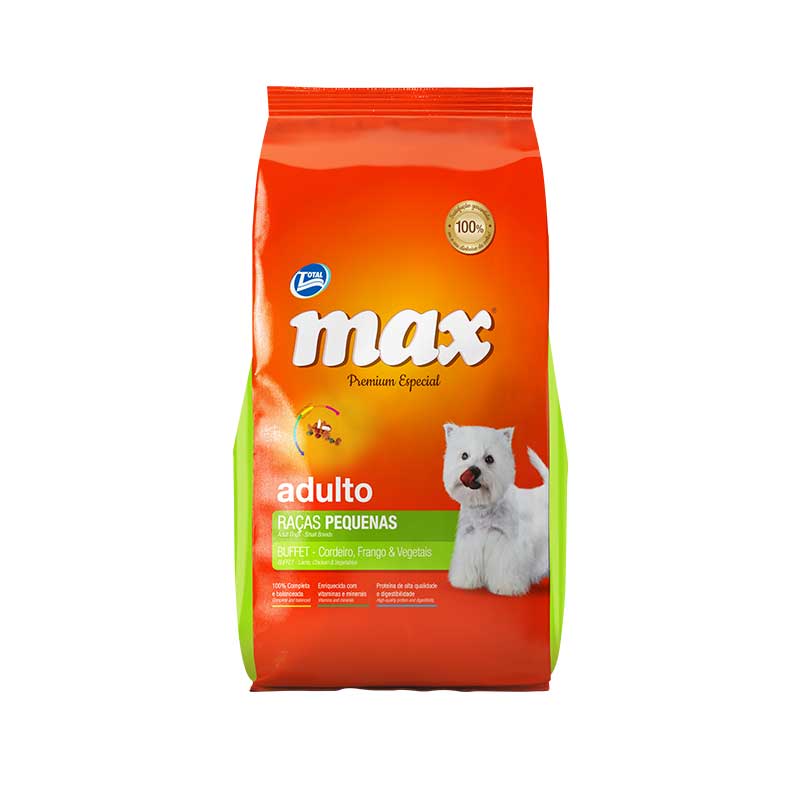 Max Buffet Pollo y Vegetales para Perros Razas Pequeñas 8 Kg