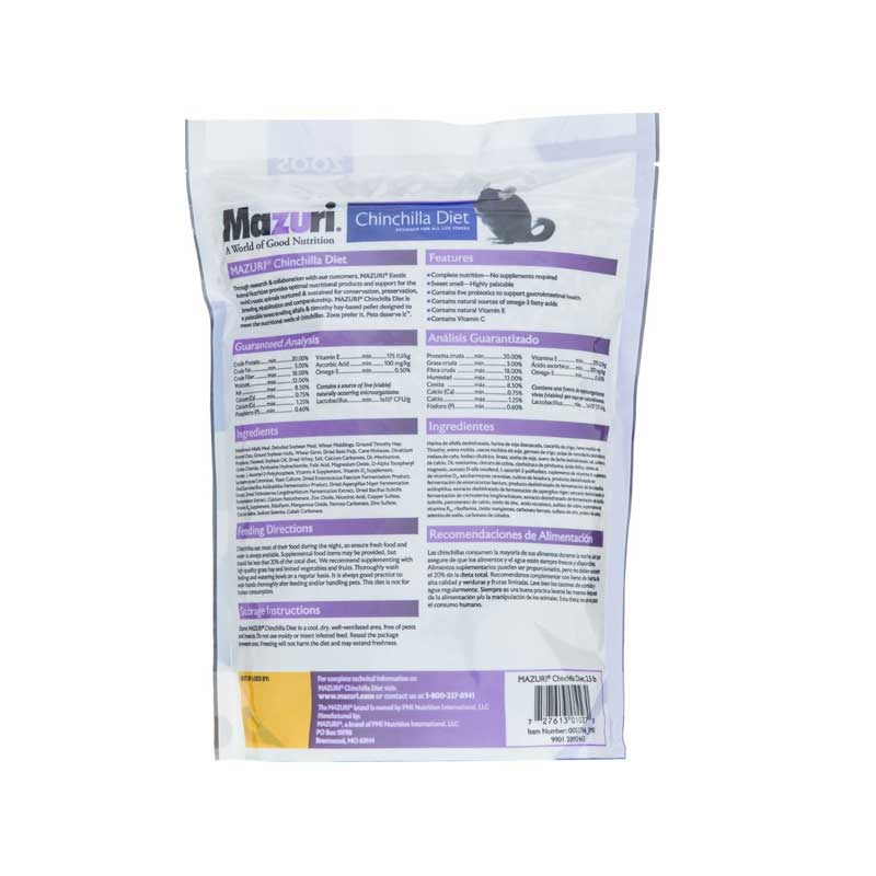 Mazuri Alimento para "Chinchilla Diet"