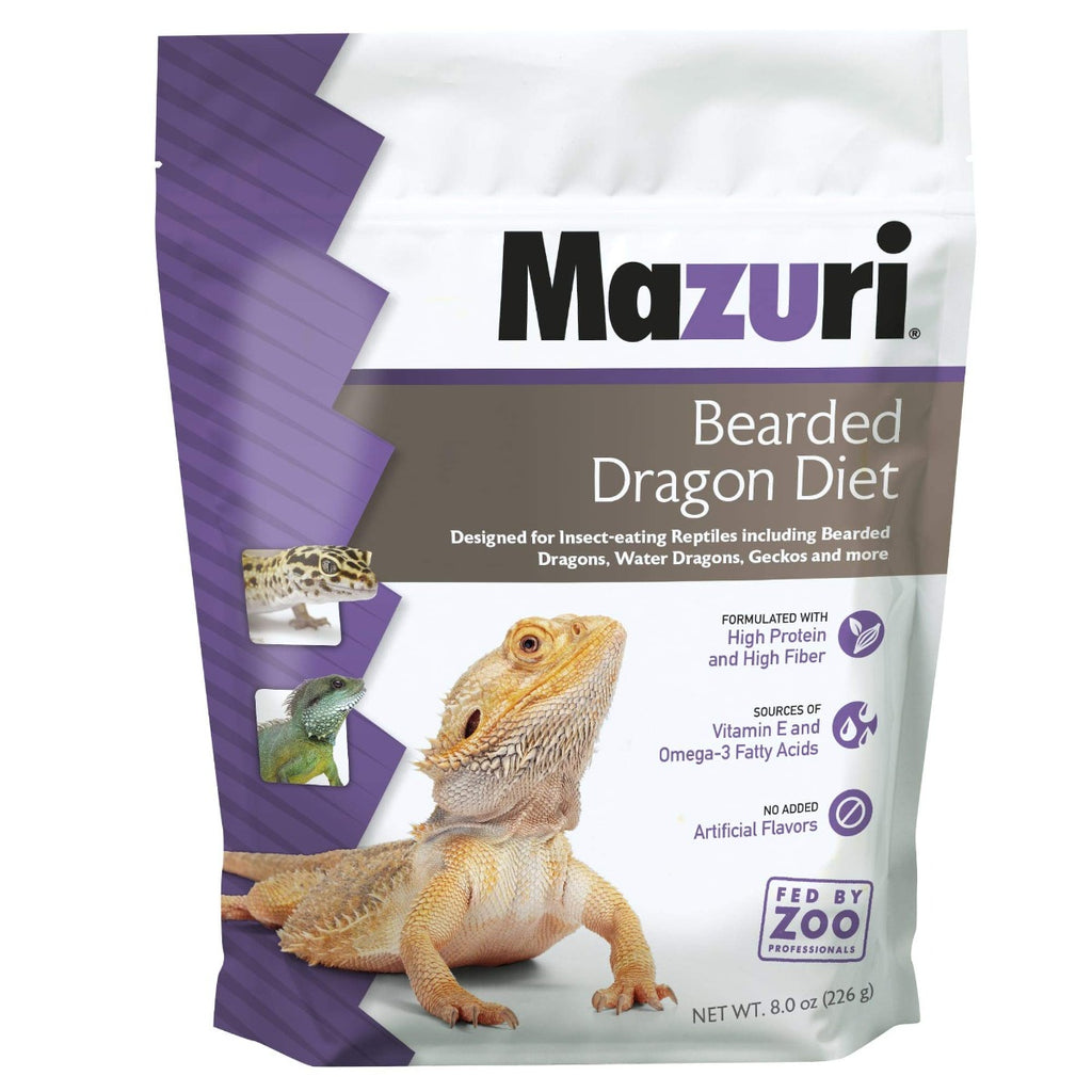 Mazuri "Bearded Dragon Diet" para Dragón Barbudo y Reptiles Insectívoros