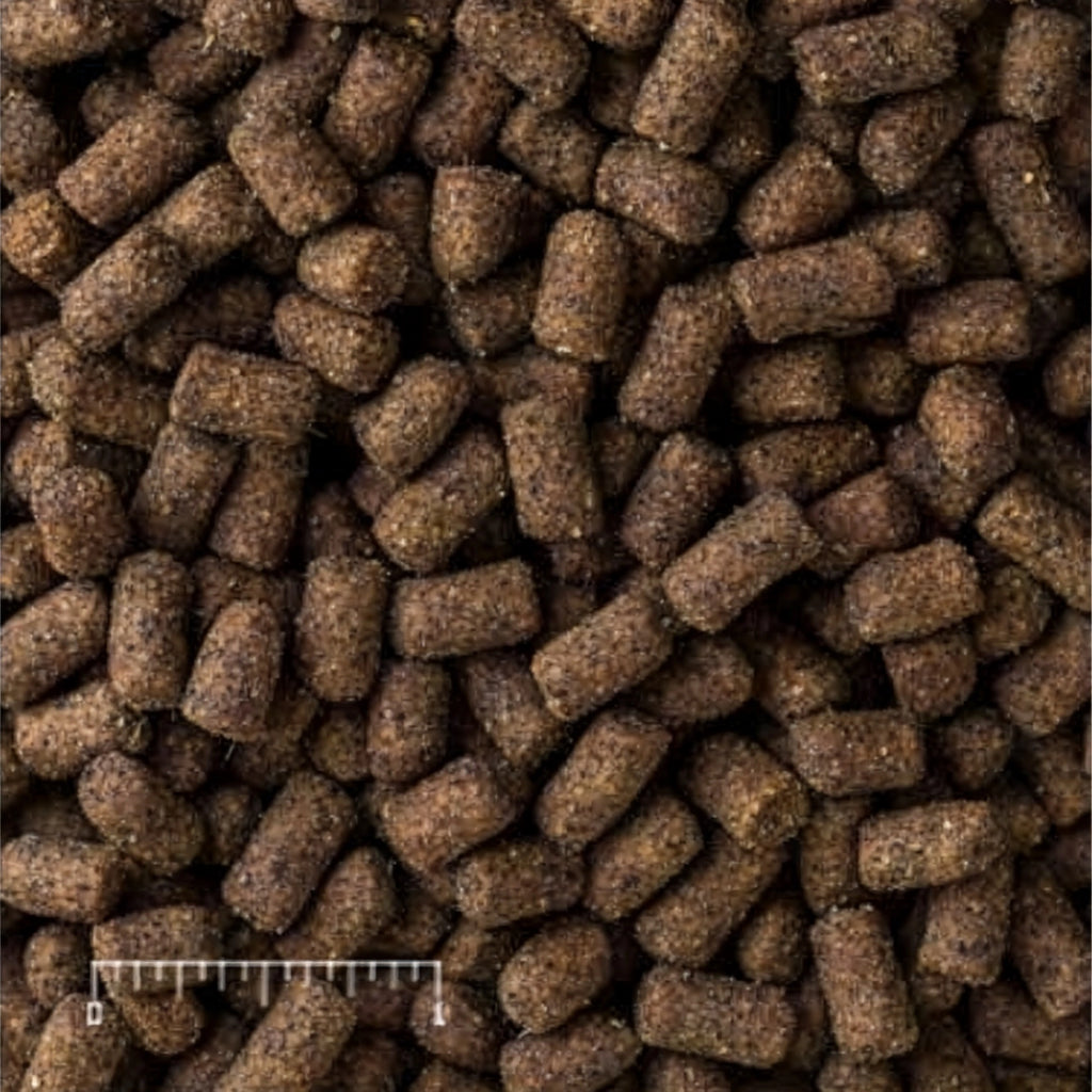 Mazuri Alimento para Hurón "Ferret Diet" en bolsa con pellets, fórmula de alta energía y tres hurones en el envase.