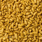 Mazuri Alimento para Aves Pequeñas "Small Bird Diet", bolsa con pellets y fotografías de tres aves pequeñas de colores.
