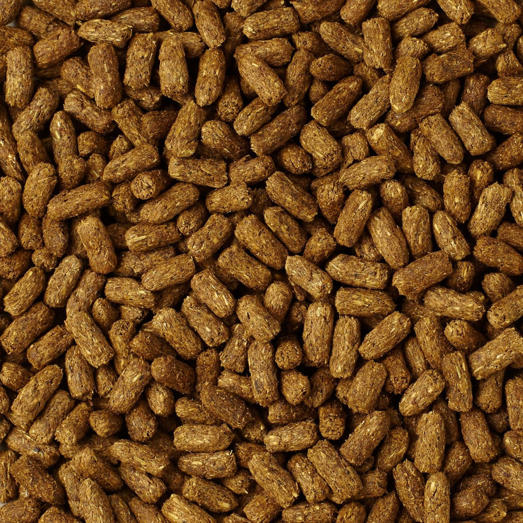 Mazuri "Tortoise Diet LS" para Tortugas Terrestres, alimento en pellets en bolsa con imágenes de distintas tortugas.