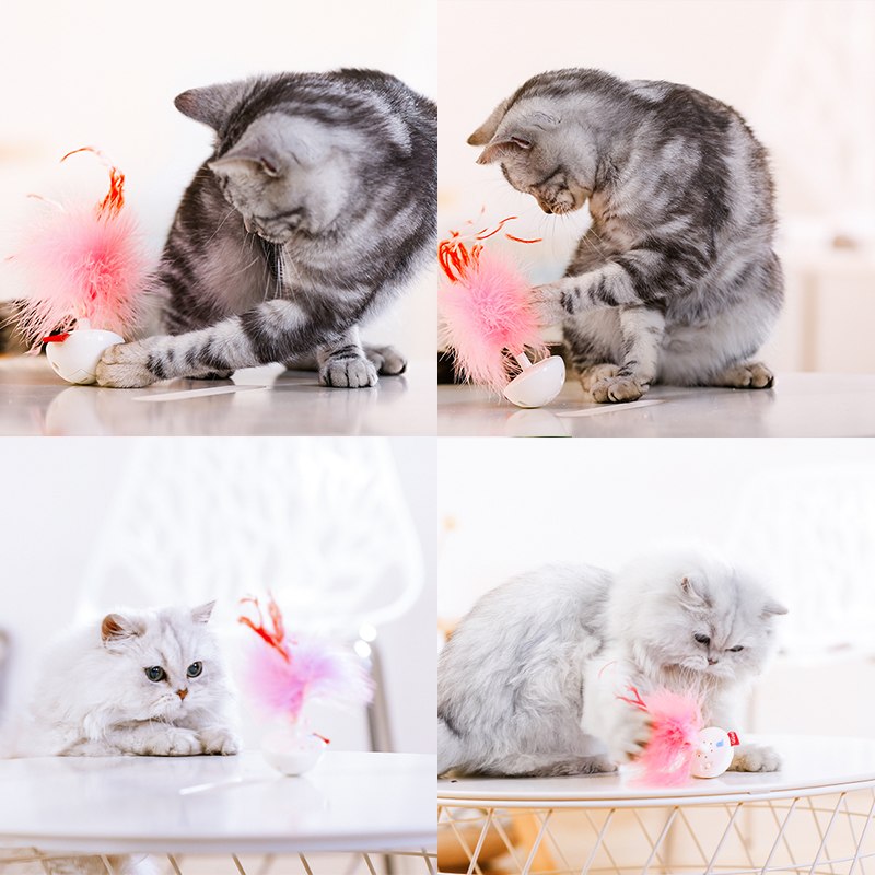 Juguete Interactivo "Wobble Feather" Pet Droid 