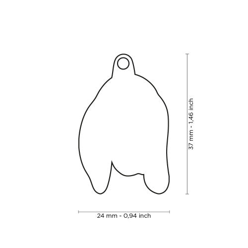 Placa Friends Perro "My Family" Basset Hound