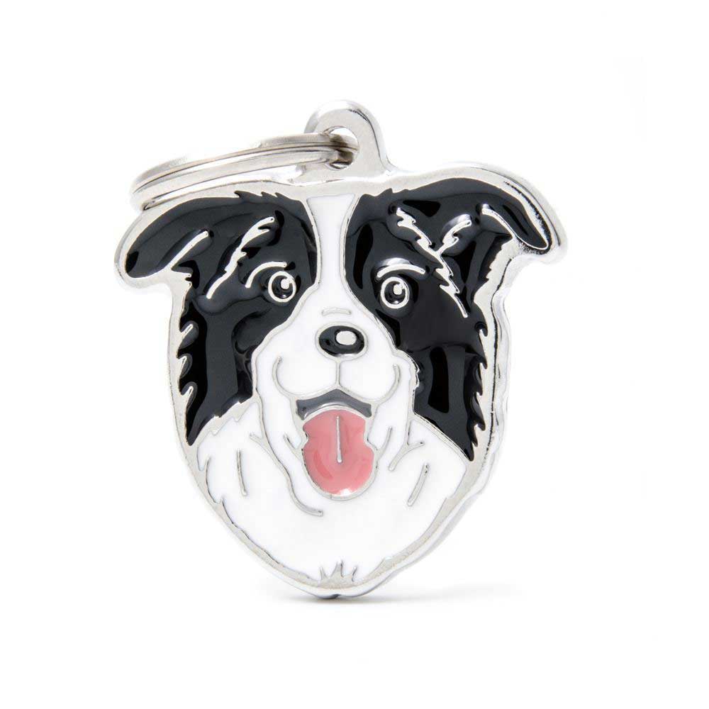 Placa Friends Perro "My Family" Border Collie