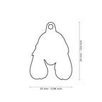 Placa Friends Perro Cocker Spaniel Blanco/Naranjo