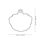 Placa Friends Perro "My Family" Pug