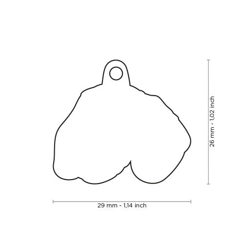 Placa Friends Perro "My Family" Dachshund Negro