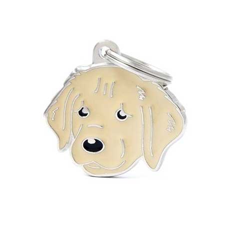 Placa Friends Perro "My Family" Golden Retriever