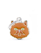 Placa Friends Gato "My Family" Persa Rojo