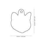 Placa Friends Gato "My Family" Europeo Pelo Corto Blanco Negro