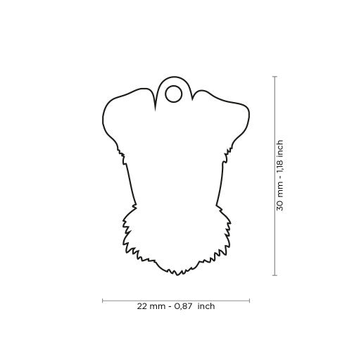 Placa Friends Perro "My Family" Fox Terrier