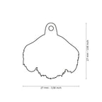 Placa Friends Perro "My Family" Dachshund Alambre Brown