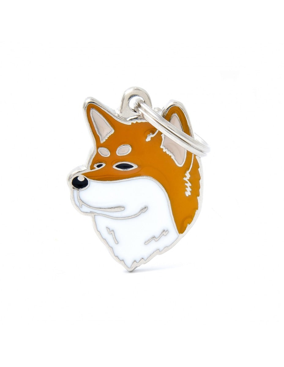 Placa Friends Perro "My Family" Akita Inu